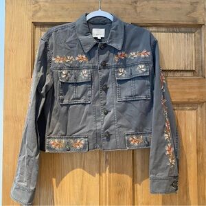 Cinq a Sept Embroidered Crop Jacket